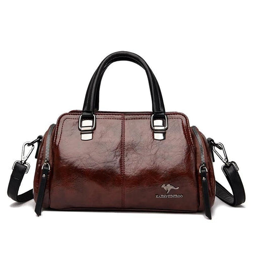 Leather Bag - Jade